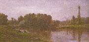 Charles-Francois Daubigny Die Ufer der Oise oil on canvas
